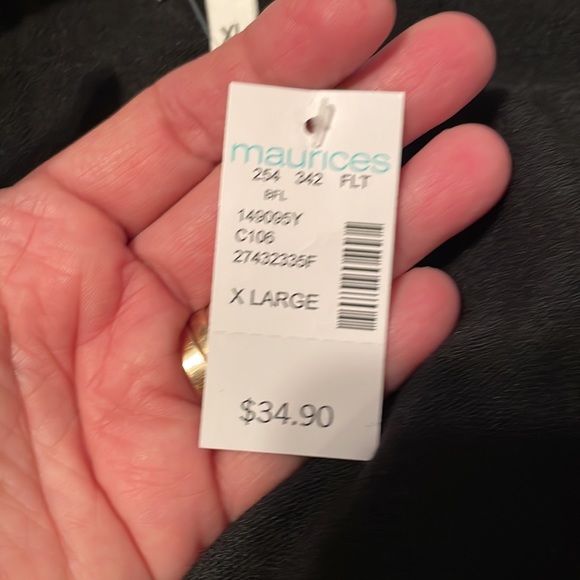 Maurices long black cardigan size XL - Picture 5 of 9